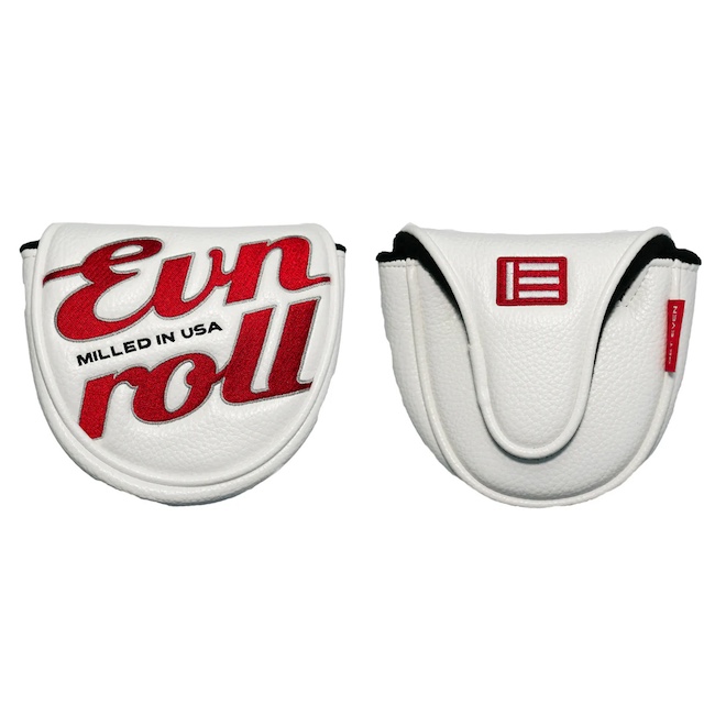 EVNROLL イーブンロール マレットヘッドカバー ネオ ホワイト（HEHC-000031）