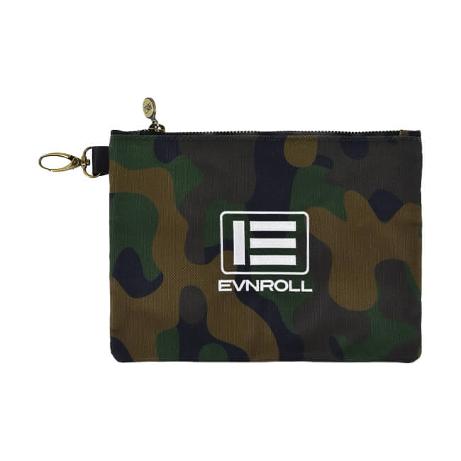 EVNROLL イーブンロール カモ コレクション ジップゴルフポーチ（グリーンカモフラージュ）（HESK-000008）